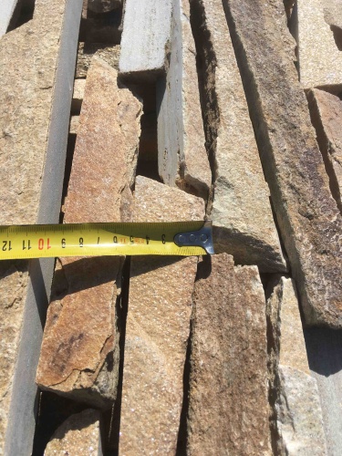 Горбушка златолит золотистый для облицовки купить в Луховицах