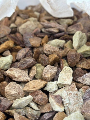 Златолит персиковый декоративная каменная крошка купить в Луховицах