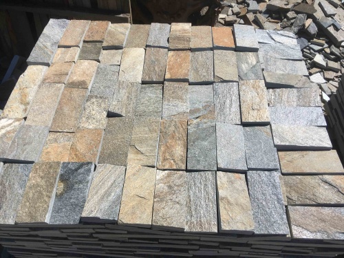 Плитка пилёная златолит Уральский для цоколя, отмостки купить в Луховицах