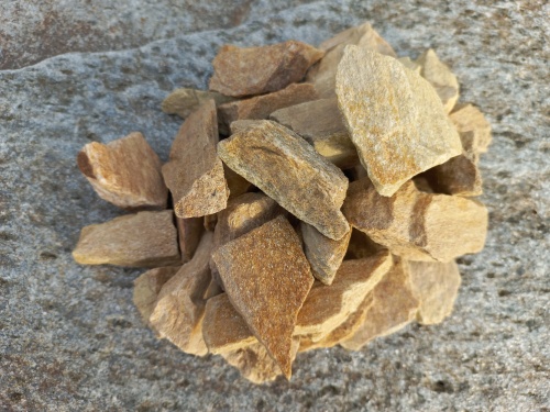 Златолит жёлтый декоративная каменная крошка купить в Луховицах