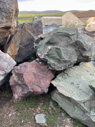 Камни для ландшафтного дизайна зелёные 10-60 килограмм купить в Луховицах