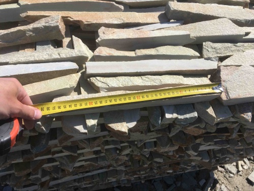 Горбушка златолит золотистый для облицовки купить в Луховицах