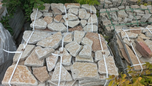 Гранитный плитняк галтованный для парковки купить в Луховицах