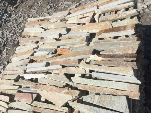 Горбушка златолит золотистый для облицовки купить в Луховицах