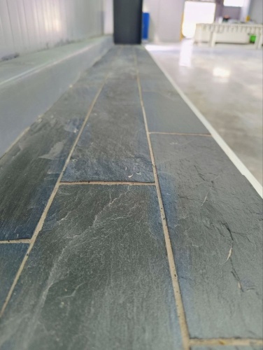 Плитка чёрная из натурального камня фасадная 30 см * 5 см, толщина 7 мм -30 мм купить в Луховицах