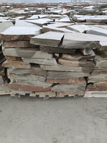 Плитняк песчаник серо-зелёный для мощения 60-65 мм купить в Луховицах