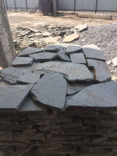 Златолит серебристый галтованный для лестниц купить в Луховицах